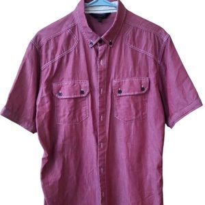 Men’s Outpost Makers short sleeve button up size large